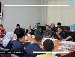 DPRD Kota Jambi Gelar Rapat Pembentukan Perda