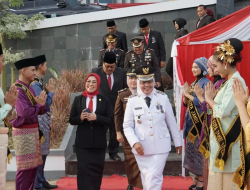 Wakil Ketua II DPRD Kota Jambi Hadiri Penurunan Bendera Merah Putih dalam rangka Hari Kemerdekaan RI ke-79