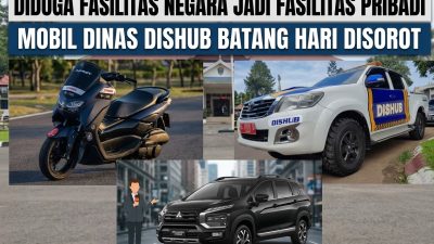 Diduga Fasilitas Negara Jadi Fasilitas Pribadi, Mobil Dinas Dishub Batang Hari Disorot