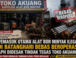 Pemasok Utama Alat Bor Minyak Ilegal di Batanghari Bebas Beroperasi, APH Didesak Tindak Tegas Toko Akuang