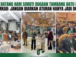 HMI BATANG HARI SOROTI DUGAAN TAMBANG BATU BARA TANPA RKAB: JANGAN BIARKAN ATURAN HANYA JADI DOKUMEN