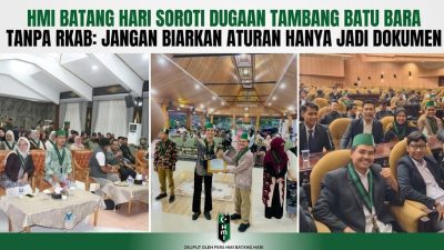 HMI BATANG HARI SOROTI DUGAAN TAMBANG BATU BARA TANPA RKAB: JANGAN BIARKAN ATURAN HANYA JADI DOKUMEN