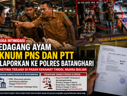 DIDUGA INTIMIDASI PEDAGANG AYAM DI PASAR KERAMAT TINGGI, OKNUM PNS DAN PTT DILAPORKAN KE POLRES BATANGHARI