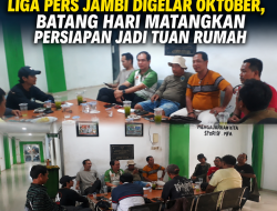 Liga Pers Jambi Digelar Oktober, Batang Hari Matangkan Persiapan Jadi Tuan Rumah